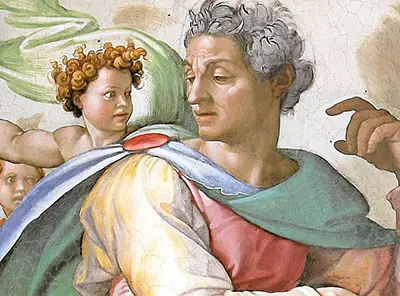 Prophet Isaiah Michelangelo Painting